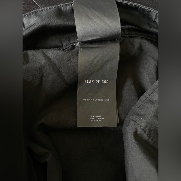 Fear Of God 34W Medium Sixth Collection Nylon Cargo Pants Tags  Cobrax Snap RIRI - Picture 15 of 16